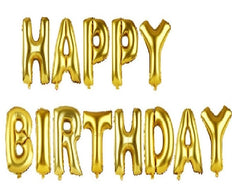 "Happy Birthday" Letter Foil Balloon