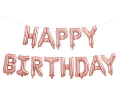 "Happy Birthday" Letter Foil Balloon