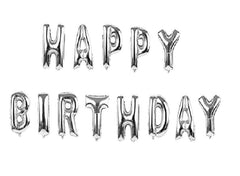 "Happy Birthday" Letter Foil Balloon