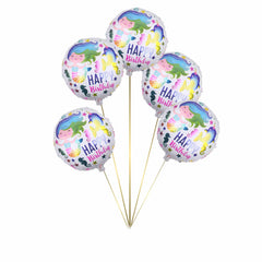 Mermaid Birthday Foil Balloon - Pk / 5