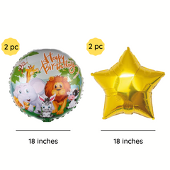 Jungle Animals Happy Birthday DIY Balloon garland arch - 110/Pk