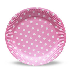 Polka Dots Paper Plates - 20/pack