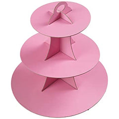 Solid Colours Cup cake stand - 3 tier