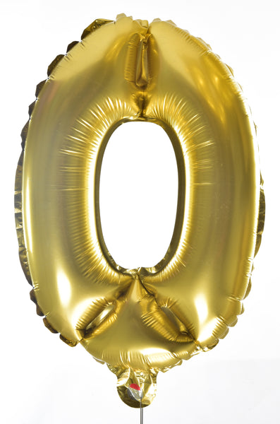 Number Golden Foil Balloon