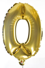 Number Golden Foil Balloon