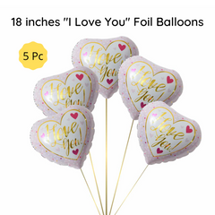 "I Love You" proposal, Valentine's day & Anniversary Balloon DIY decor set - 214/Pk