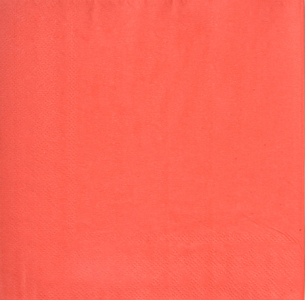 Solid Colour Paper Napkins - 40/ Pack