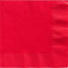 Solid Color 2 Ply Paper Napkins - 25 /pack