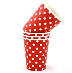 Polka Paper Cups-20/pk