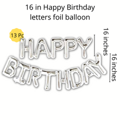 Colorful Happy Birthday DIY Balloon garland arch - 215/Pk