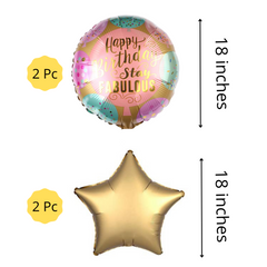 “Stay Fabulous” Birthday Balloon Bouquet Pk/5