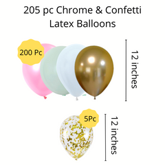 Happy Birthday Stay Fabulous DIY Balloon garland arch - 207/Pk