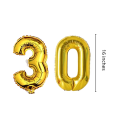 Dirty Thirty Happy 30 Birthday DIY Balloon garland arch - 218/Pk