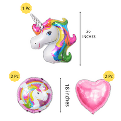 Magical Unicorn Happy Birthday DIY Balloon garland arch - 210/Pk