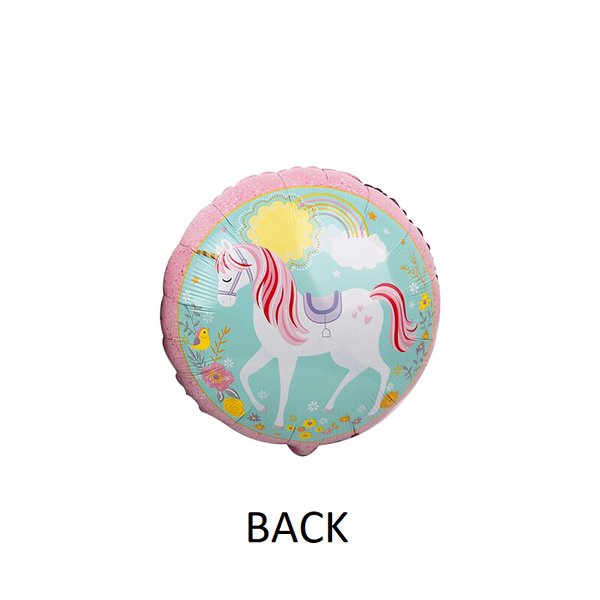 Unicorn Foil Balloon - Pk / 5