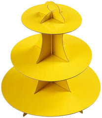 Solid Colours Cup cake stand - 3 tier