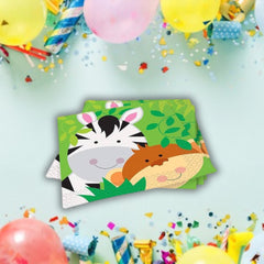 Jungle Animals Paper Napkins 2 ply - 40/ pack