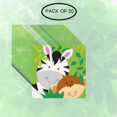 Jungle Animals Paper Napkins 2 ply - 40/ pack