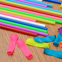 Balloon Sticks & Base Multicolor - 50 / Pack