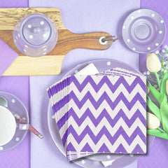 Chevron Print Paper Napkins - 40/pack