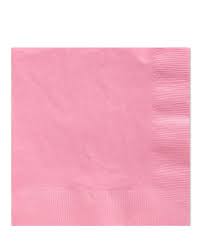 Solid Colour Paper Napkins - 40/ Pack