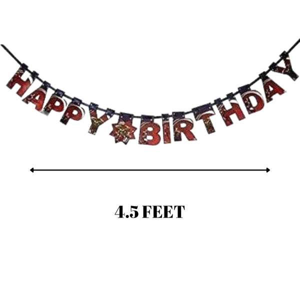 Marvel Avengers "Happy Birthday" Die Cut Banner - 4.5 feet