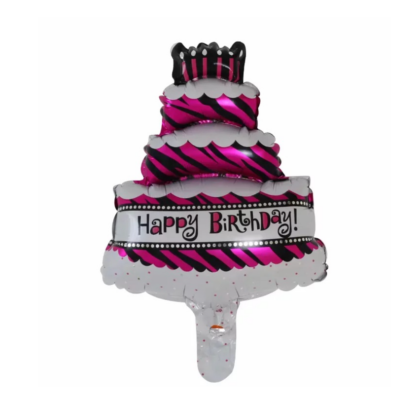 3-Tier Birthday Cake Foil Balloon