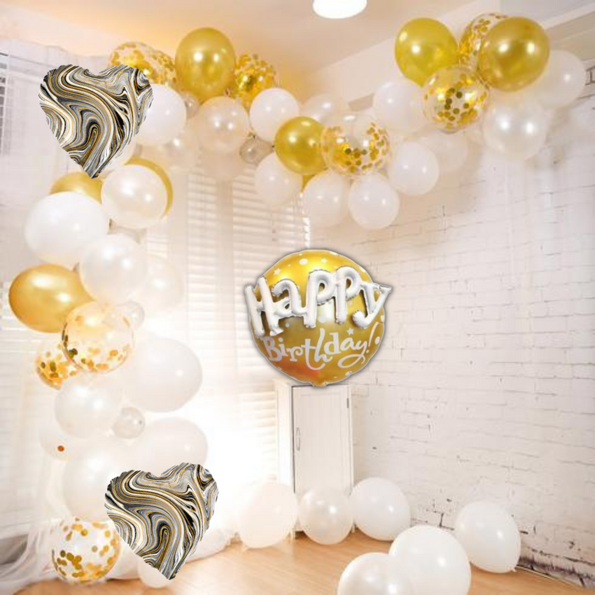 3D Happy Birthday DIY Balloon garland arch - 210/Pk