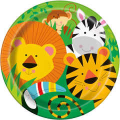 Jungle Animal Paper Plates- 20/pack