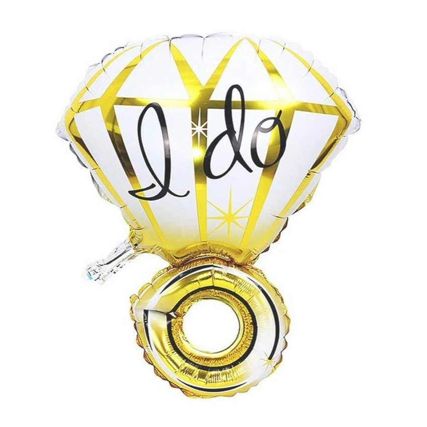 "I Do" Engagement Ring Shape foil Balloon - 30 Inches