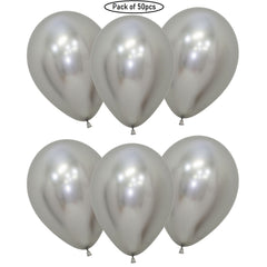 Metallic Latex Balloons - 50/Pk