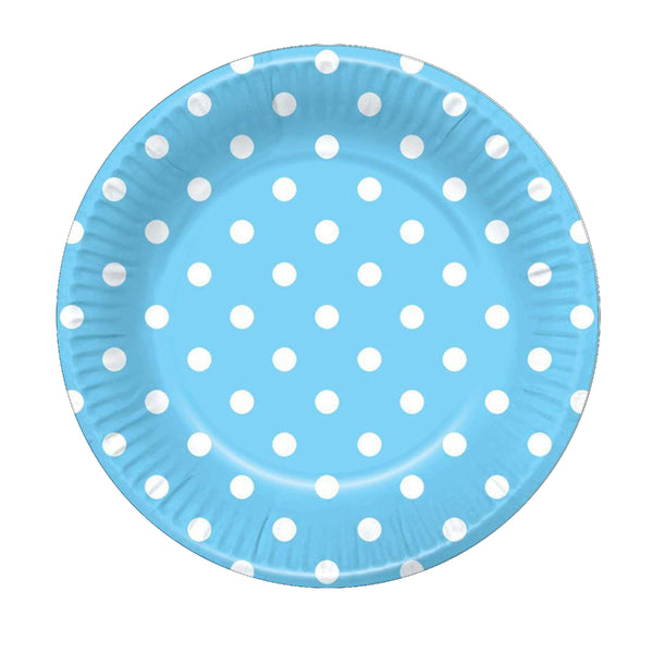 Polka Dots Paper Plates - 20/pack