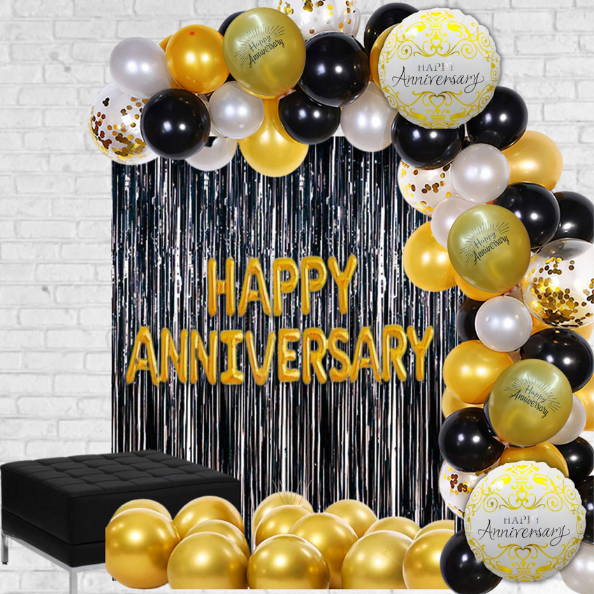 Happy Anniversary DIY Balloon garland arch - 212/Pk