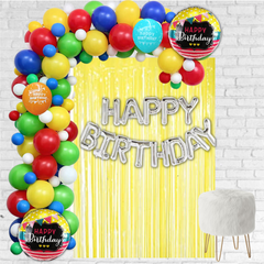 Colorful Happy Birthday DIY Balloon garland arch - 215/Pk