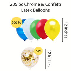 Colorful Happy Birthday DIY Balloon garland arch - 215/Pk