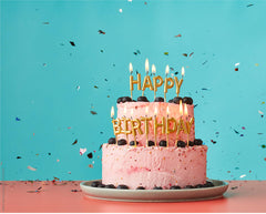 "HAPPY BIRTHDAY" letter Candles