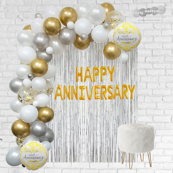 Happy Anniversary DIY Balloon arch decor set - 230/Pk