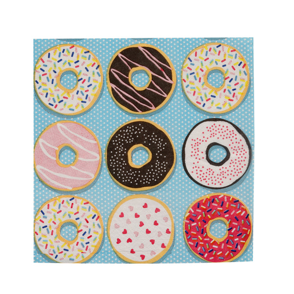 Donut print 2 ply Paper Napkins - Pk/40