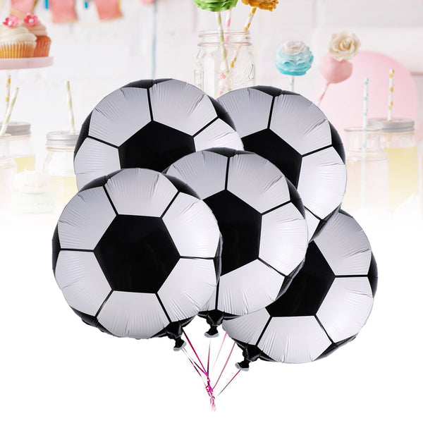 Football Foil Balloon - Pk /5