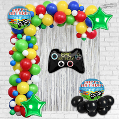 Gamer Happy Birthday DIY Balloon garland arch - 110/Pk
