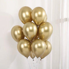 Chrome Metallic Balloon Latex Balloon - 50/ Pk