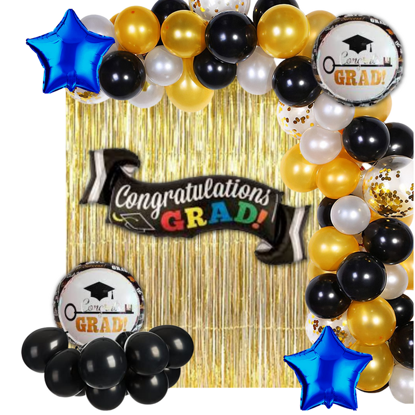 Congratulations Graduation DIY Balloon garland arch - 115/Pk