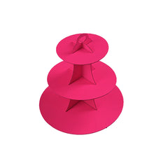 Solid Colours Cup cake stand - 3 tier