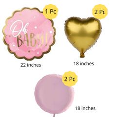 Baby Shower & Birth Announcement DIY Balloon garland arch - 212/Pk