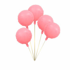Macaron Pastel Foil Balloon - Pk/5
