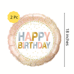 Rose Gold Happy Birthday DIY Balloon garland arch - 215/Pk
