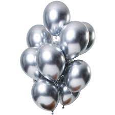 Chrome Metallic Balloon Latex Balloon - 50/ Pk