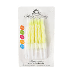 Spiral Cake Candles - Pack of 10
